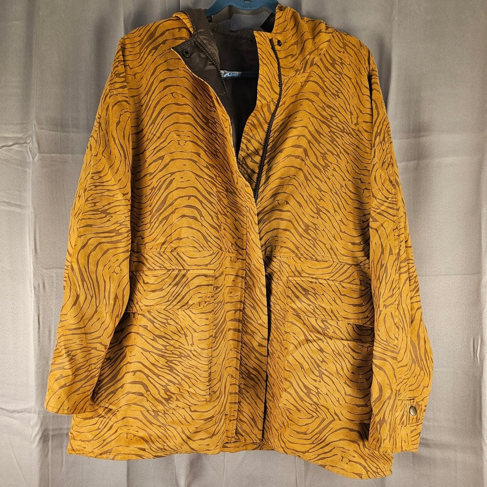 Myra Pac Life Womens Mini Donatella Animal Print Raincoat‎ M/L Medium Large